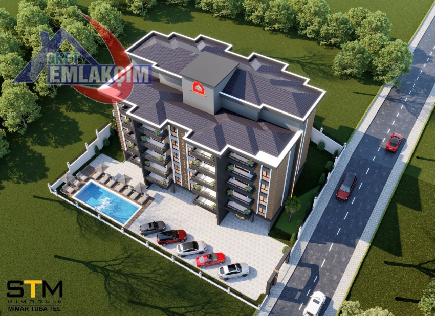 ADLİYE MEVKİNDE LÜKS KONSEPTE 1+1 PROJEDEN DAİRE S