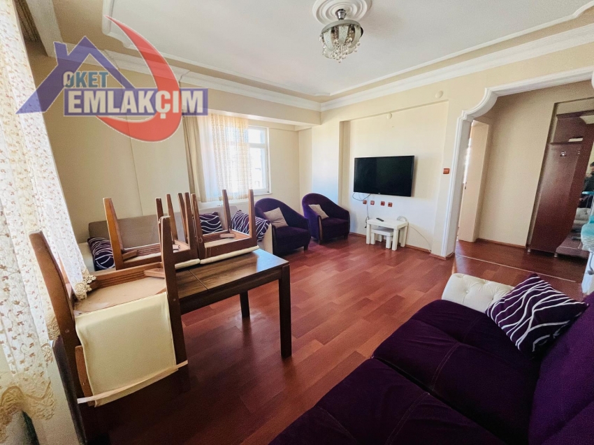 ADLİYE BÖLGESİNDE EŞYALI KİRALIK 2+1 DAİRE